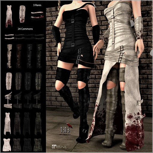 (*<*) 1313 Commitment Issues Gown - Black