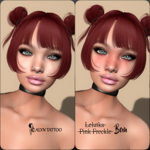 ALYN - Lelutka - Pink Freckle -BoM