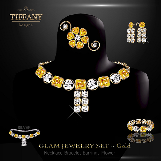 ::TD:: Glam Jewelry Set ~ Gold