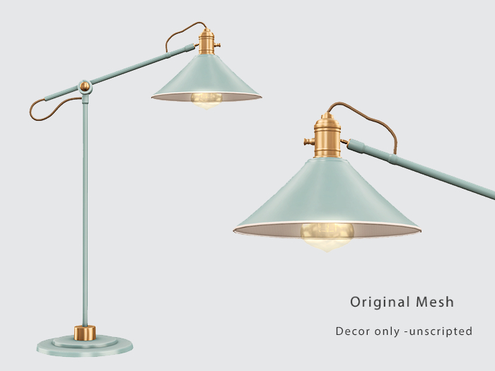 ACORN Bourke Floor Lamp -Green