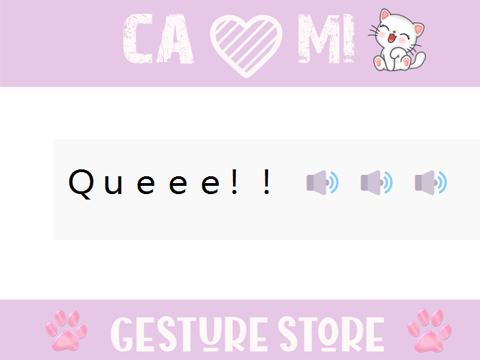 ^Cami^ : Gesture Quee!