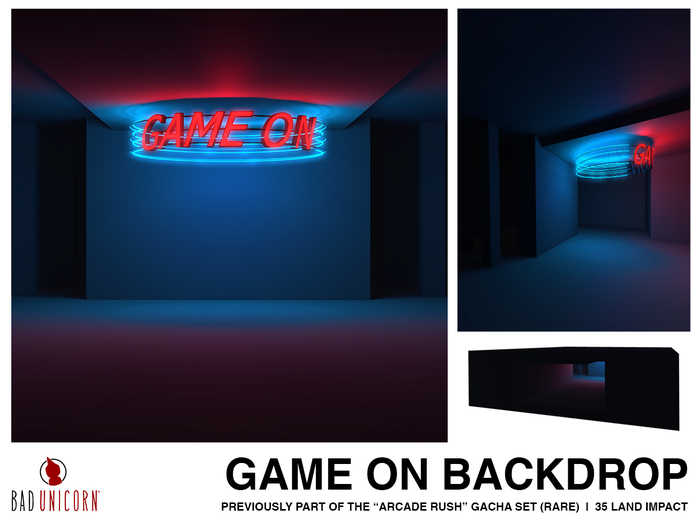 Game On Backdrop RARE (Previously - Arcade Rush Gacha)