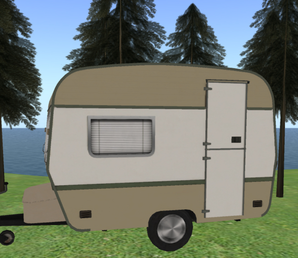 Pickup Truck and Camper with Low LI Trees (Copy/Mod)
