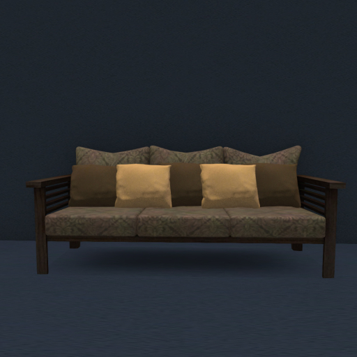 Patio Sofa Damask 