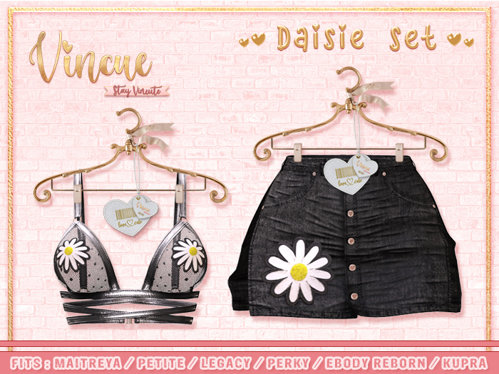 Vincue / Daisie Set - Noir