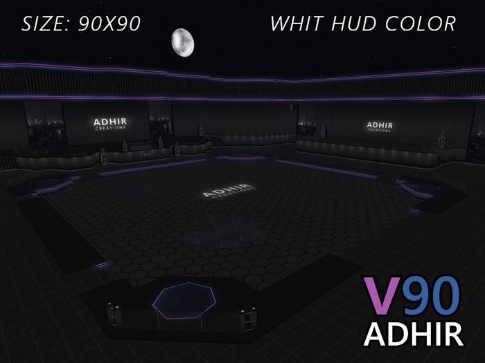 V90 -[Tintable whit Hud]- Disco Dance Club 90x90 -[ADHIR]- BOX