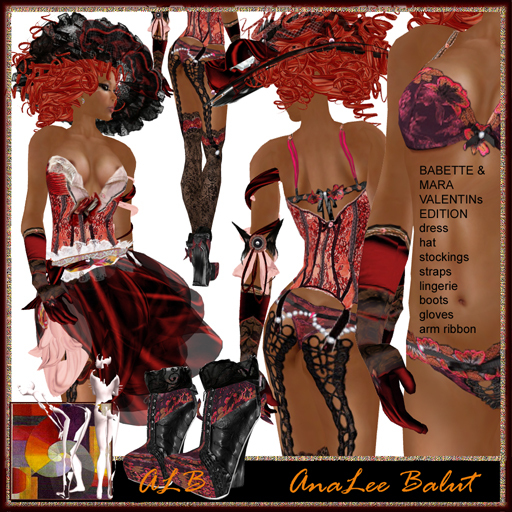 ALB VALENTINE`s mix dress SPECIAL by AnaLee Balut