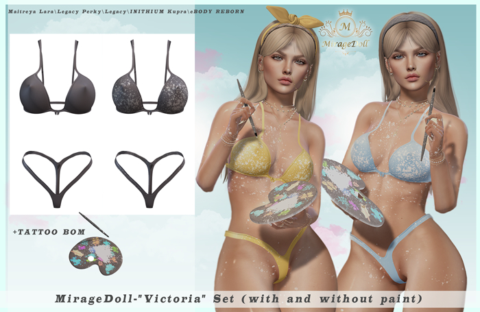 MirageDoll-"Victoria" Set (with and without paint) Grey