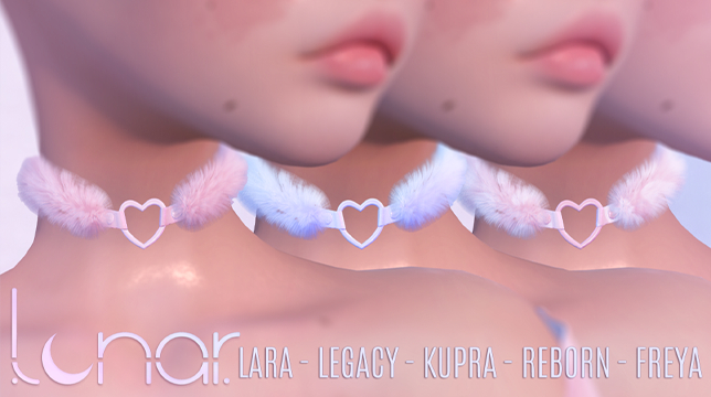 Lunar - Love Choker & Garters - All Colors