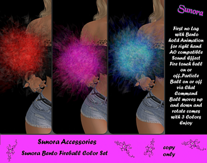 Sunora Bento Fireball Color Set