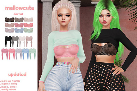 Second Life Marketplace - mellowcute-devika pullover-nude