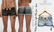 Melissa Shorts Light Blue Jeans - Denim - Maitreya Lara, Lara Petite, Kupra Original, Legacy - FashionNatic