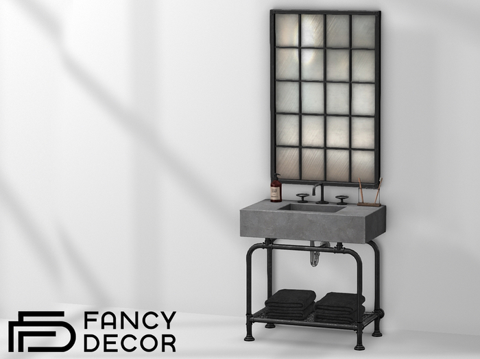 Fancy Decor:Industrial Bathroom Fatpack