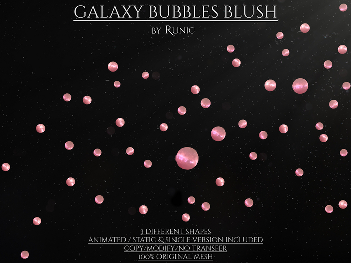 .: Runic :. Galaxy Bubbles Blush