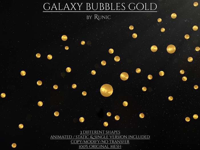 .: Runic :. Galaxy Bubbles Gold