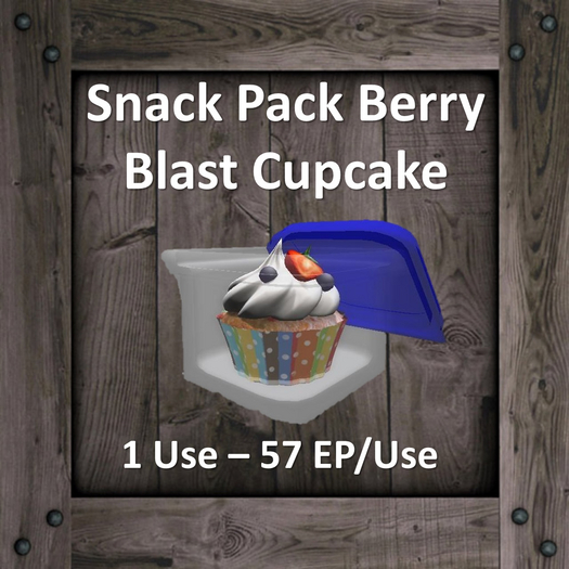 DFS Snack Pack Berry Blast Cupcake (DFS - Texture Only)