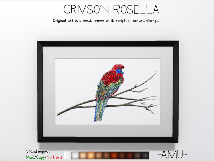 ~AMU~ Crimson Rosella