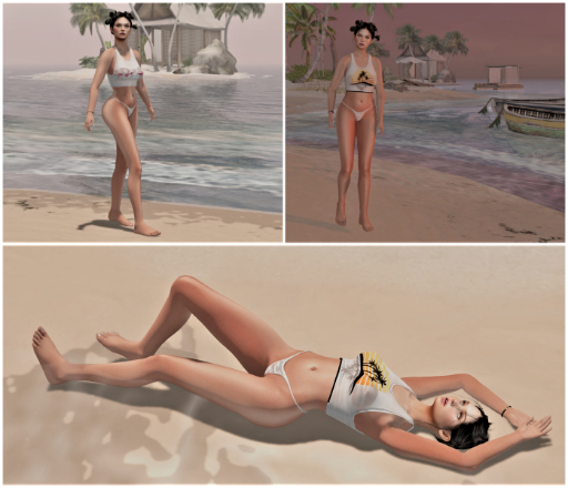 Beach 3poses