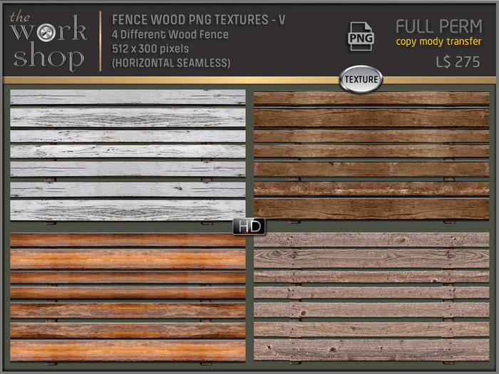 FENCE WOOD PNG TEXTURES- V