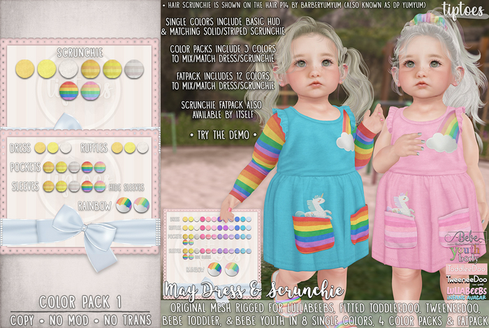 . tiptoes - May Dress - Color Pack 1