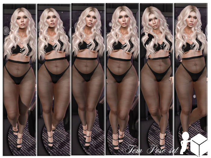 Prop'ed Up  Fem Pose set