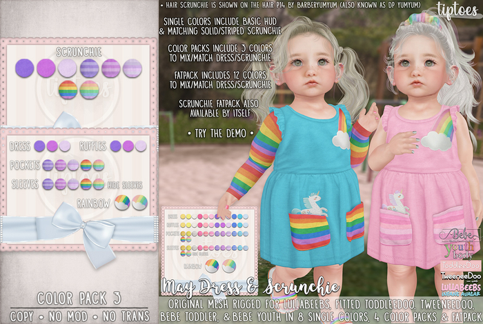 . tiptoes - May Dress - Color Pack 3