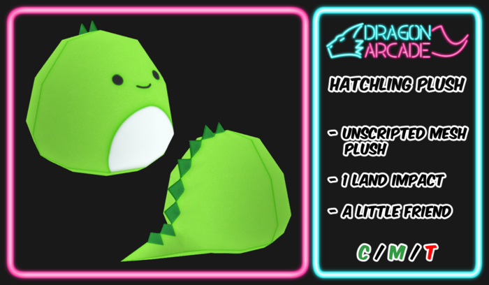 [DRGN ARCD] Hatchling Plush
