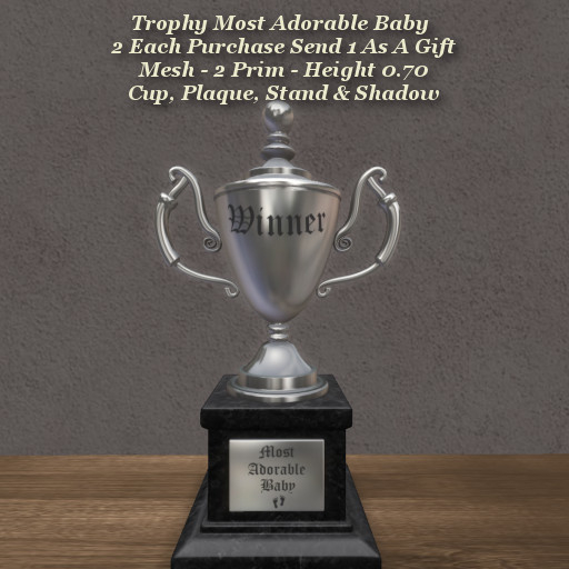 Trophy Most Adorable Baby