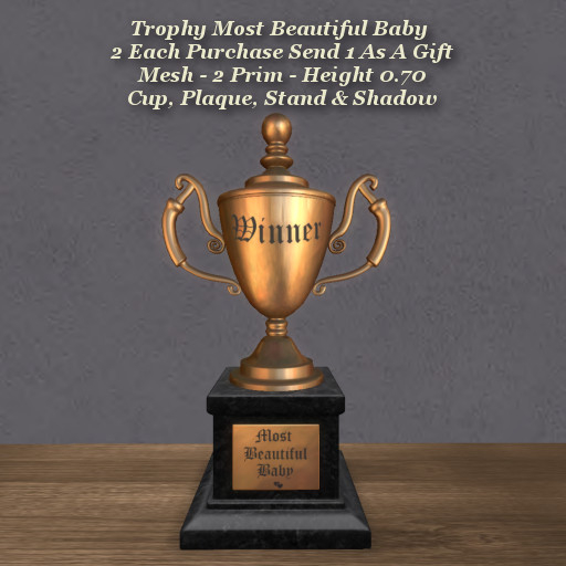 Trophy Most Beautiful Baby