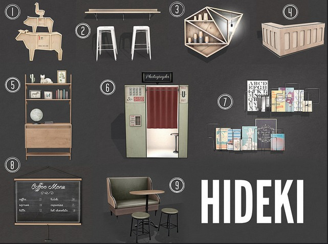 HIDEKI - 2 - Industrial Cafe Set