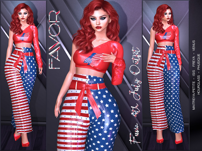 FAVOR - Fusia Outfit 4th July <PROMO>