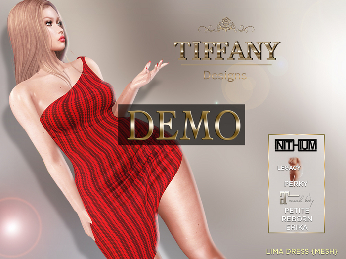 ::TD:: Lima Dress {Mesh} DEMO