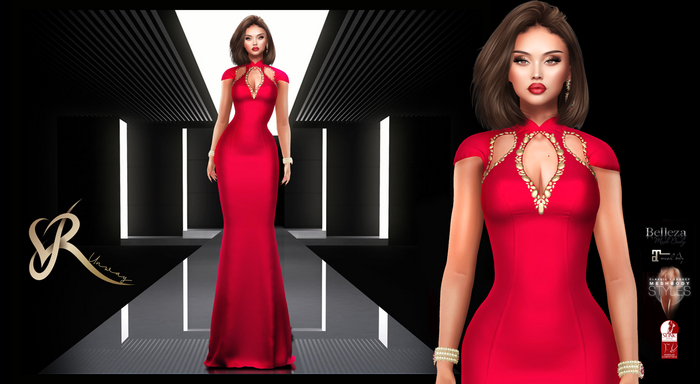 . R U N W A Y . CHINATOWN DRESS -RUBY-