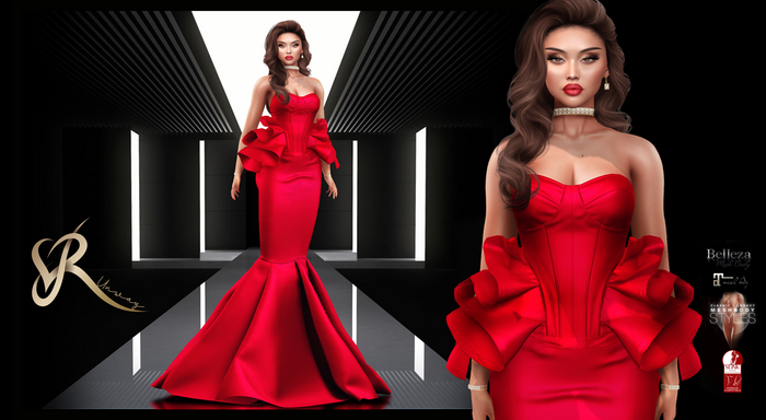 [RUNWAY] FASHIONISTA DRESS  -RUBY-  (Wear)