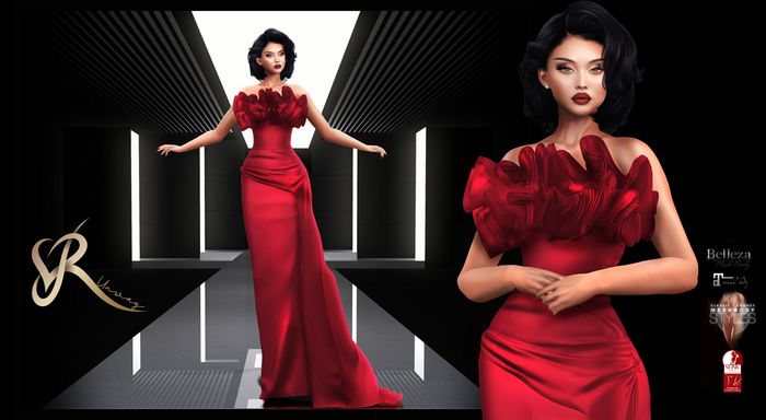 [RUNWAY] CHARMED DRESS -RUBY-  (Wear)