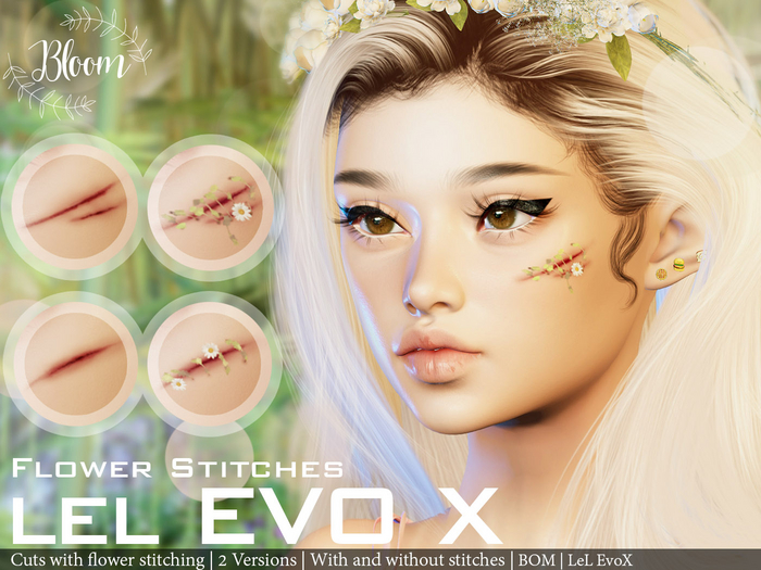 .:.Bloom.:. Flower stitches