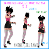 04-Himiko 3D-Anime_Girl Dance Singer pink