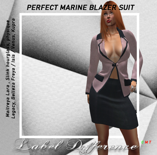 Label Difference - Perfect Marine Blazer Suit BAG