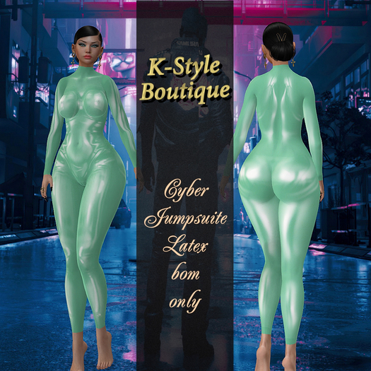 [K-Style] CYBER JUMPSUITE LATEX - BOM #24