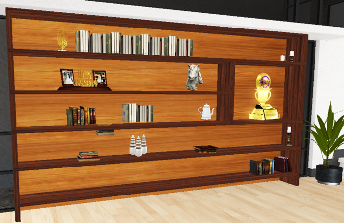 Premium Walnut Cherry Book Case (for Home, Library or Office)