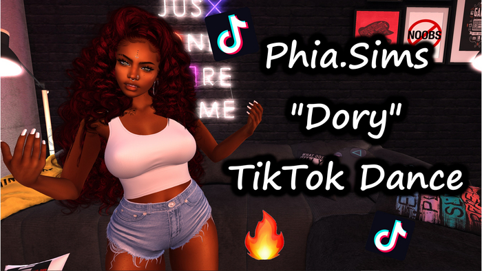 Phia.Sims Dory TikTok Dance Animation