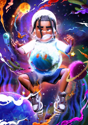 “kool world” wall art