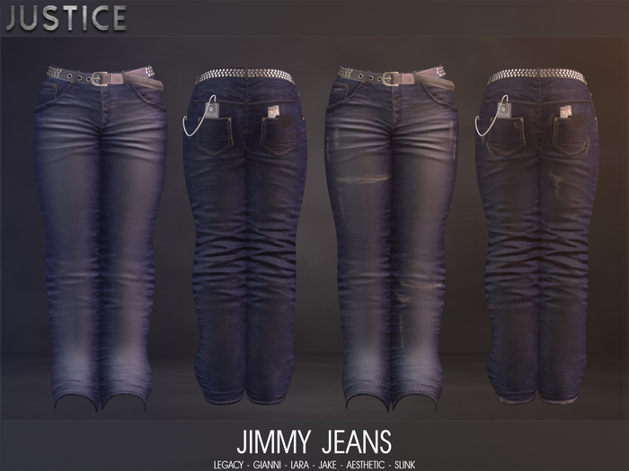 [JUSTICE] JIMMY JEANS - DARK - 4