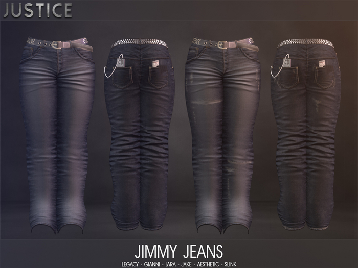 [JUSTICE] JIMMY JEANS - DARK - 1