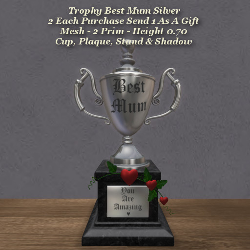 Trophy Best Mum Silver