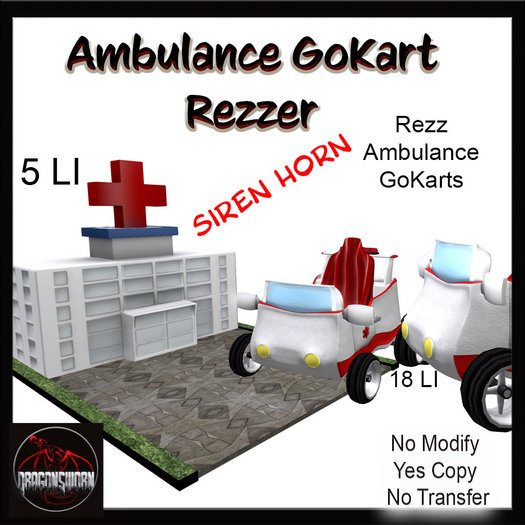 GoKart Ambulance Rezzer Boxed