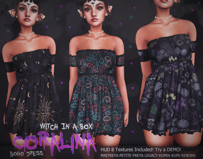 Witch In A Box // Coralina Boho Dress