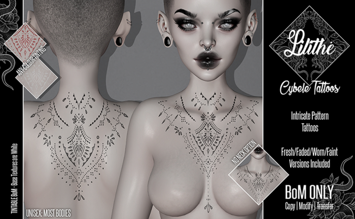 Lilithe'// Cybele Tattoos