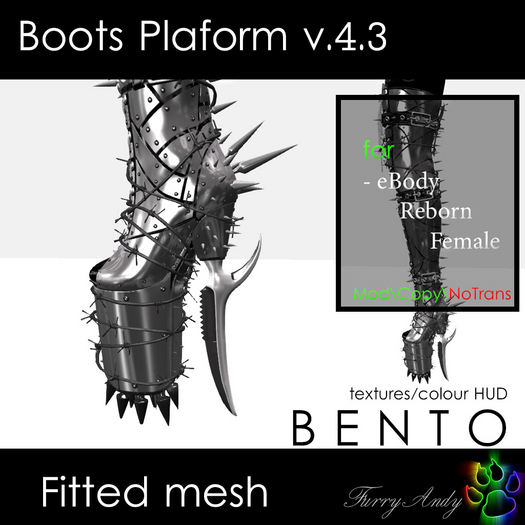 DEMO - Furry Andy - Boots Platform v4.3 - eBody Reborn
