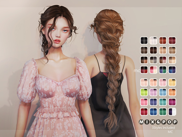 [monso] Hunkaa Hair /Mix & Pop